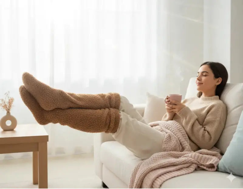 Cocoon dz - جوارب الحضن الدافئ فوق الركبة